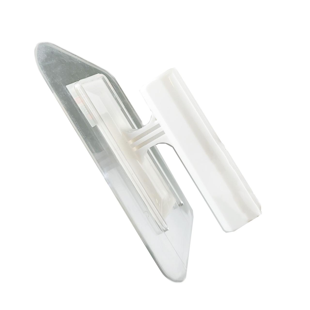 Гладилка пластиковая (прозрачная) 87 x 180 мм, съемная ручка (не собрана), N 800, "MAXIMUM" МХ 03248