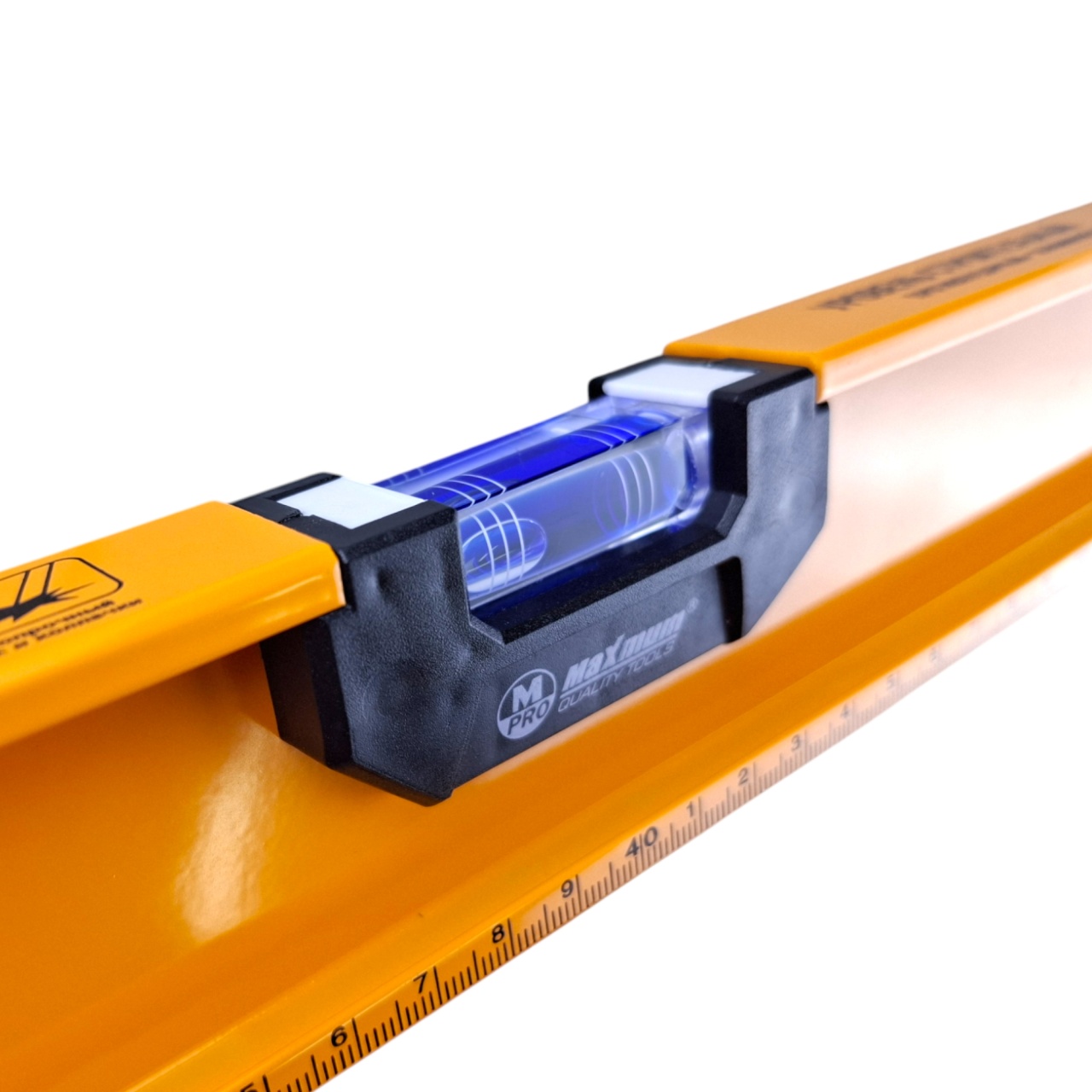 уровень строительный 40 см магнитный, алюминиевый, противоударный, "maximum" mx 18433 оптом