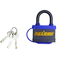 Замок навесной прорезиненный 60 мм, "MAXIMUM" (2100) 